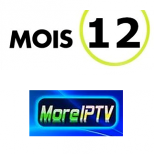 Moreiptv activation Code  12 Mois (MoreSat)