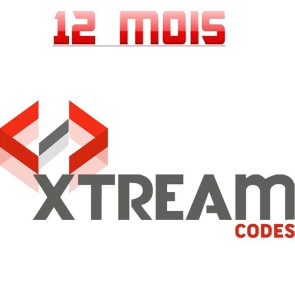 Abonnement IPTV Xtream code 12 Mois